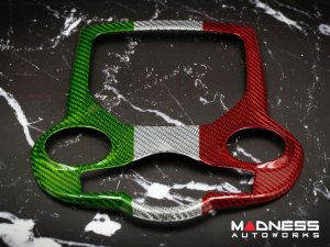 Alfa Romeo Stelvio Central Console Trim - Carbon Fiber - Center Tunnel Trim - Pre '20 - Red Candy - RHD Alfa Romeo Stelvio Central Console Trim - Carbon Fiber - Center Tunnel Trim - Pre '20 - Red Candy - RHD